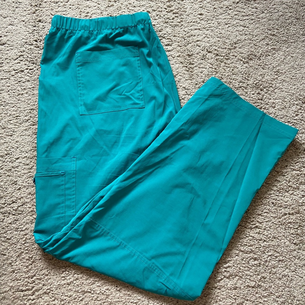 Green scrub pants